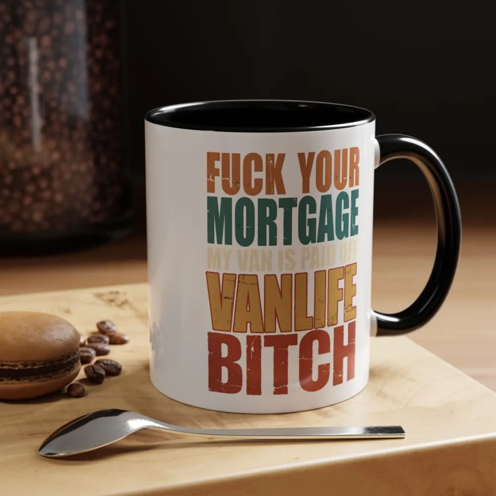 8483277262079918072_2048.jpeg Accent Coffee Mug (11, 15oz) — "Fuck Your Mortgage" Design F**K-Line