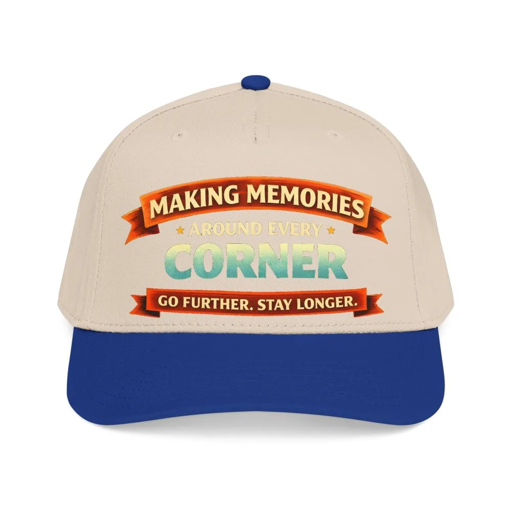 Baseball Cap - "Making Memories Around Every Corner" Design Scenic-Line