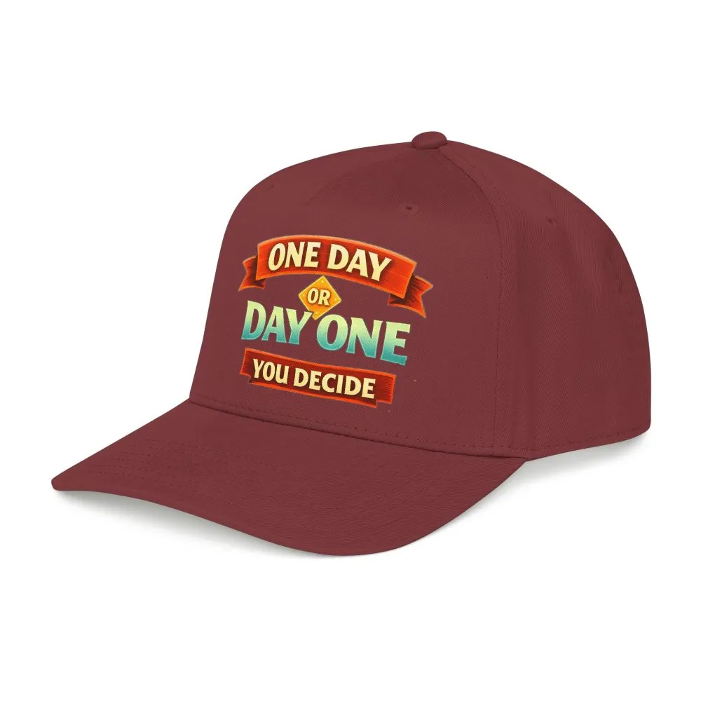 Baseball Cap - "One Day Or Day One" Design Scenic-Line
