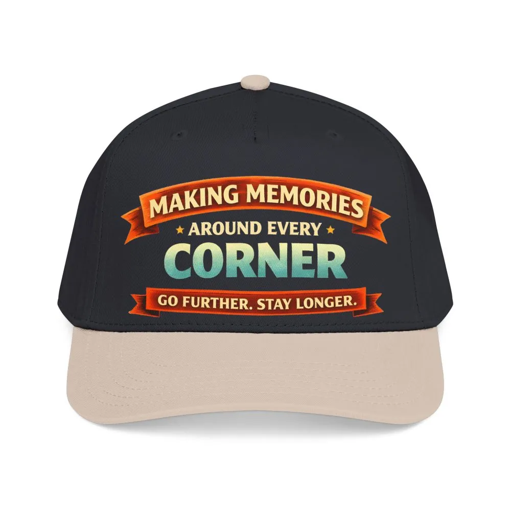 Baseball Cap - "Making Memories Around Every Corner" Design Scenic-Line