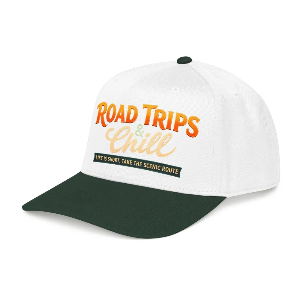 Baseball Cap - "Road Trips And Chill" Design Scenic-Line