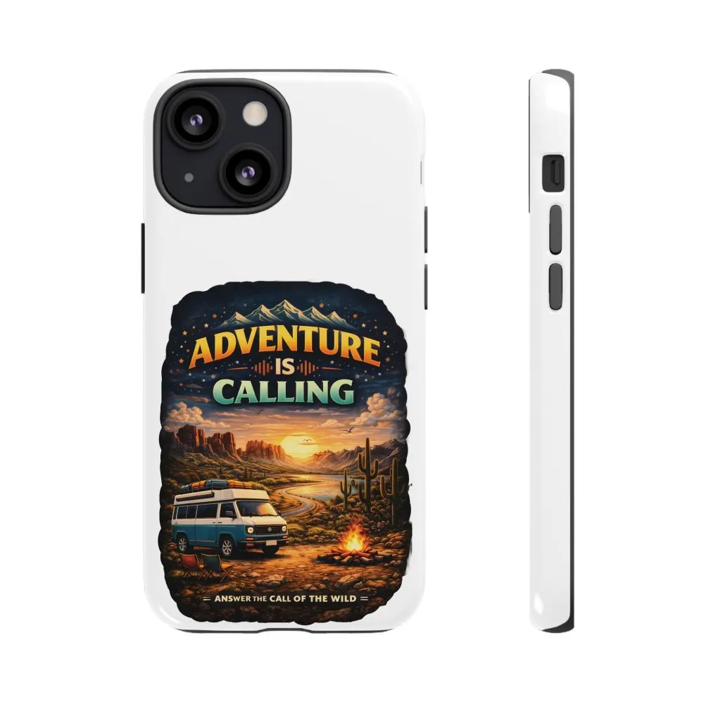 Phone Case — "Adventure Is Calling" (Design Scenic-Line)