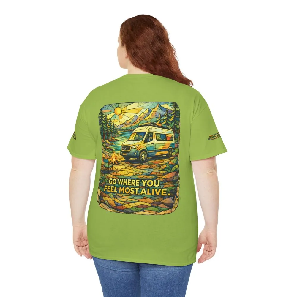8579892572548692373_2048.jpeg Unisex Heavy Cotton Tee — "Go Where You Feel Most Alive" Design Cubic-Line