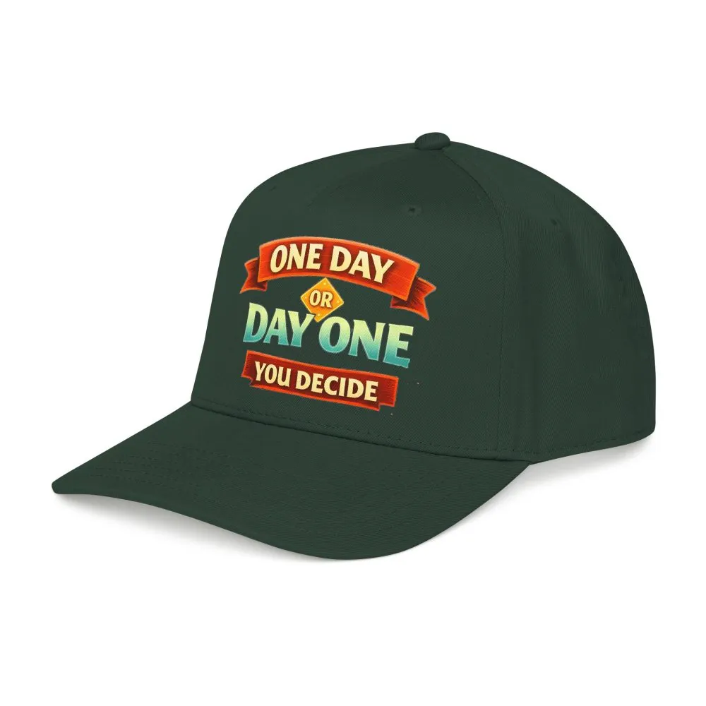 Baseball Cap - "One Day Or Day One" Design Scenic-Line