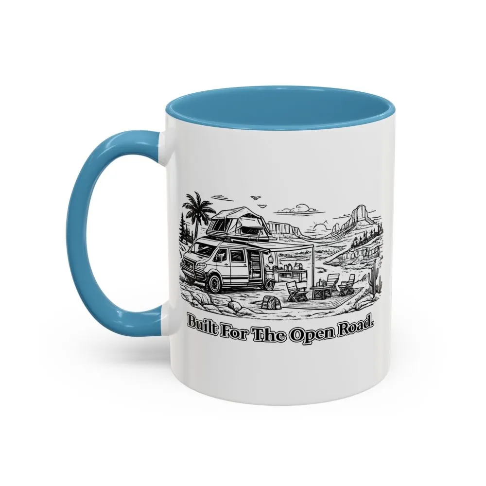 8654188612193906233_2048.jpeg Accent Coffee Mug (11, 15oz) — "Built For The Open Road" Design Minimal-Line