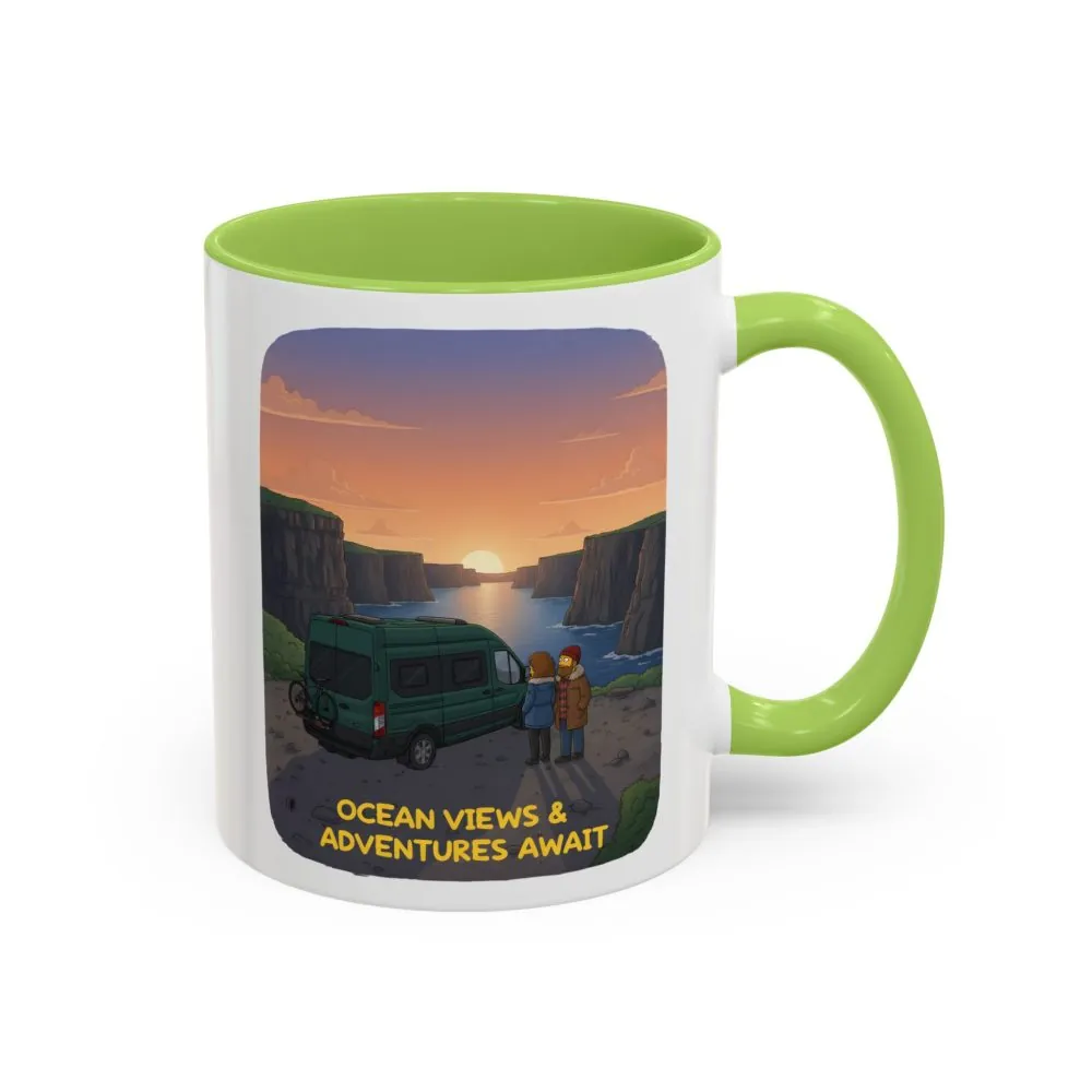 870917800662070522_2048.jpeg Accent Coffee Mug (11, 15oz) — "Ocean Views-Adventures Awaits" Design Sitcom-Line