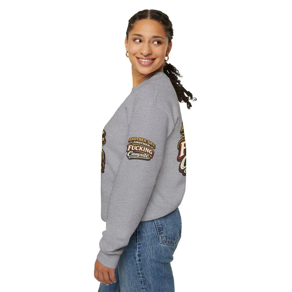 Unisex Heavy Blend™ Crewneck Sweatshirt — "Another Day" Design F**K-Line
