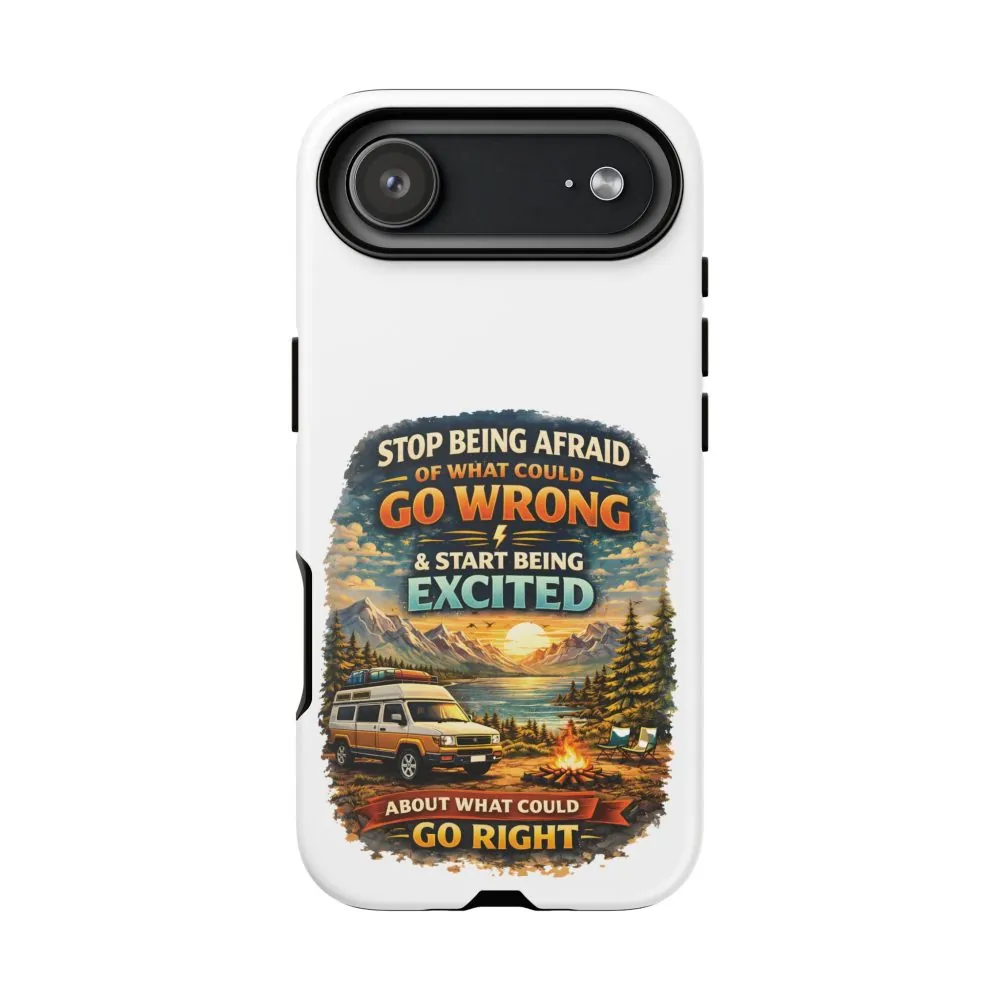 8735657846338019329_2048.jpeg Phone Case — "Stop Being Afraid" (Design Scenic-Line)