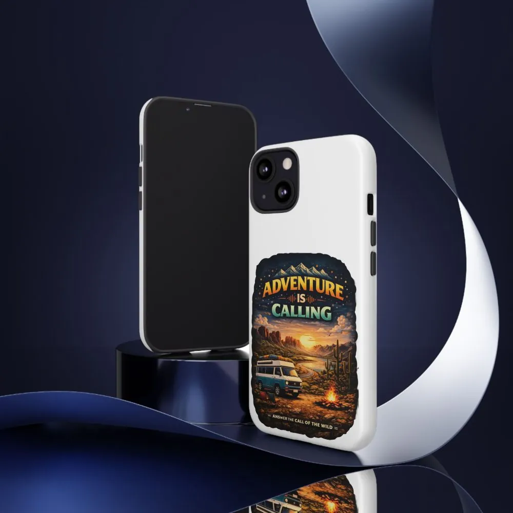 Phone Case — "Adventure Is Calling" (Design Scenic-Line)