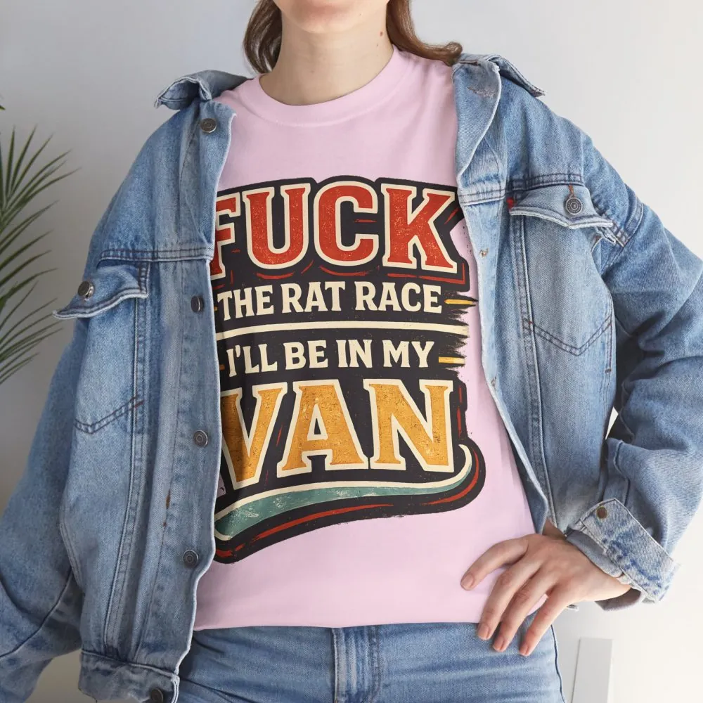8775696661133722323_2048.jpeg Unisex Heavy Cotton Tee — "Fuck The Rat Race" Design F**K-Line