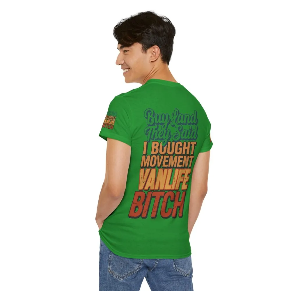8778474857485384157_2048.jpeg Unisex Heavy Cotton Tee — "Buy Land They Said" Design F**K-Line