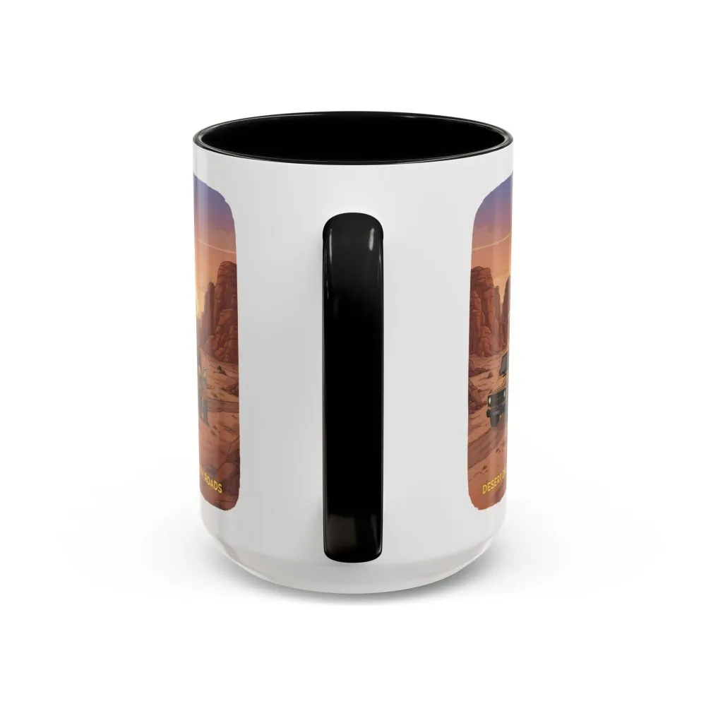 8802742012641791642_2048.jpeg Accent Coffee Mug (11, 15oz) — "Desert Dreams Dusty Roads" Design Sitcom-Line