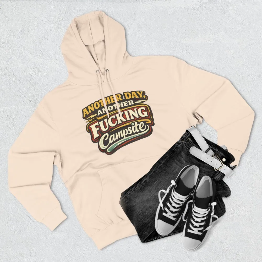 Three-Panel Fleece Hoodie - "Another Day" Design F**K-Line