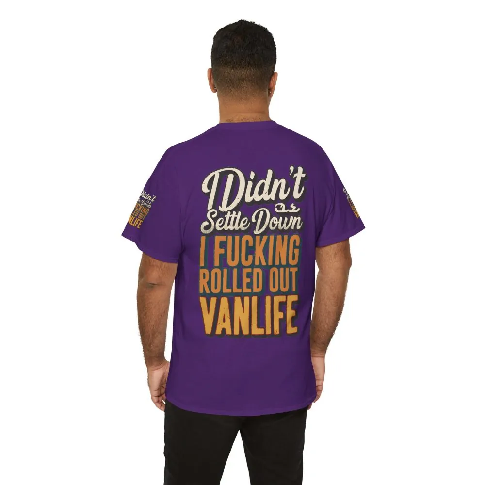 8832013127873139976_2048.jpeg Unisex Heavy Cotton Tee — "Dind´t Settle Down" Design F**K-Line