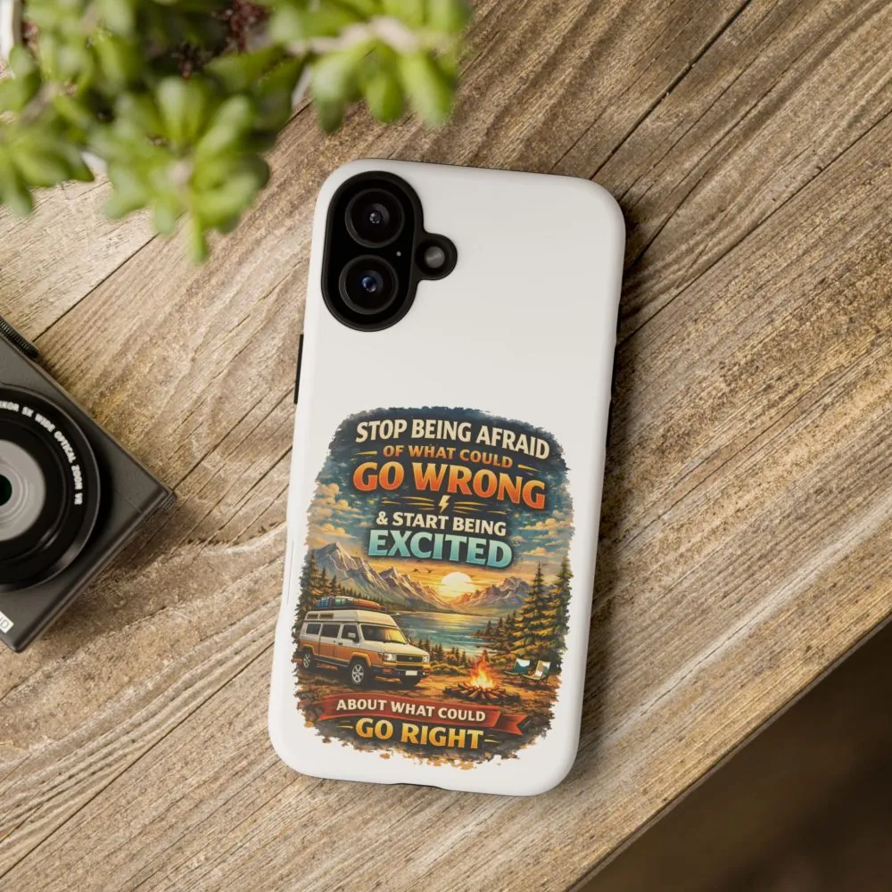 883650746469403583_2048.jpeg Phone Case — "Stop Being Afraid" (Design Scenic-Line)