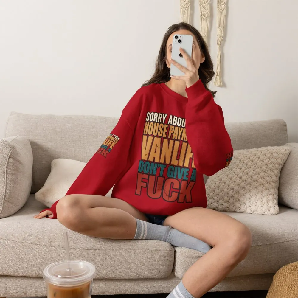 8859614848680970806_2048.jpeg Unisex Heavy Blend™ Crewneck Sweatshirt — "Sorry About Your House Payments" Design F**K-Line