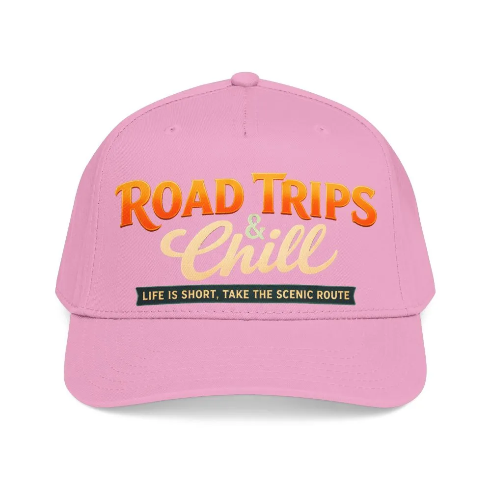Baseball Cap - "Road Trips And Chill" Design Scenic-Line