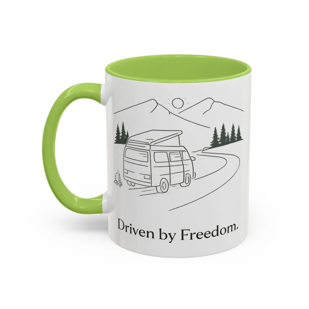8913473536113707238_2048.jpeg Accent Coffee Mug (11, 15oz) — "Driven By Freedom" Design Minimal-Line