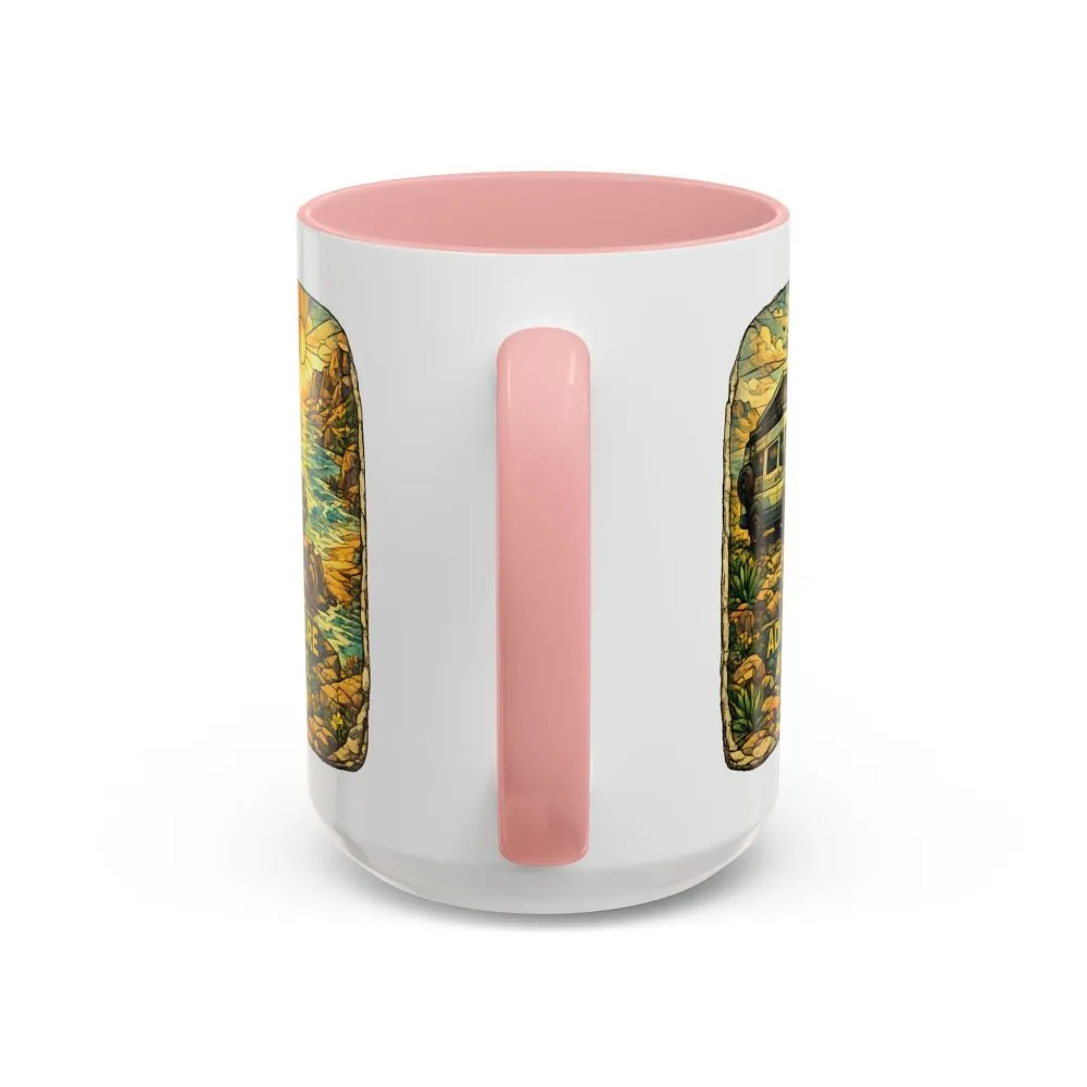 8941420006897677414_2048.jpeg Accent Coffee Mug (11, 15oz) — "Adventure Awaits" Design Cubic-Line
