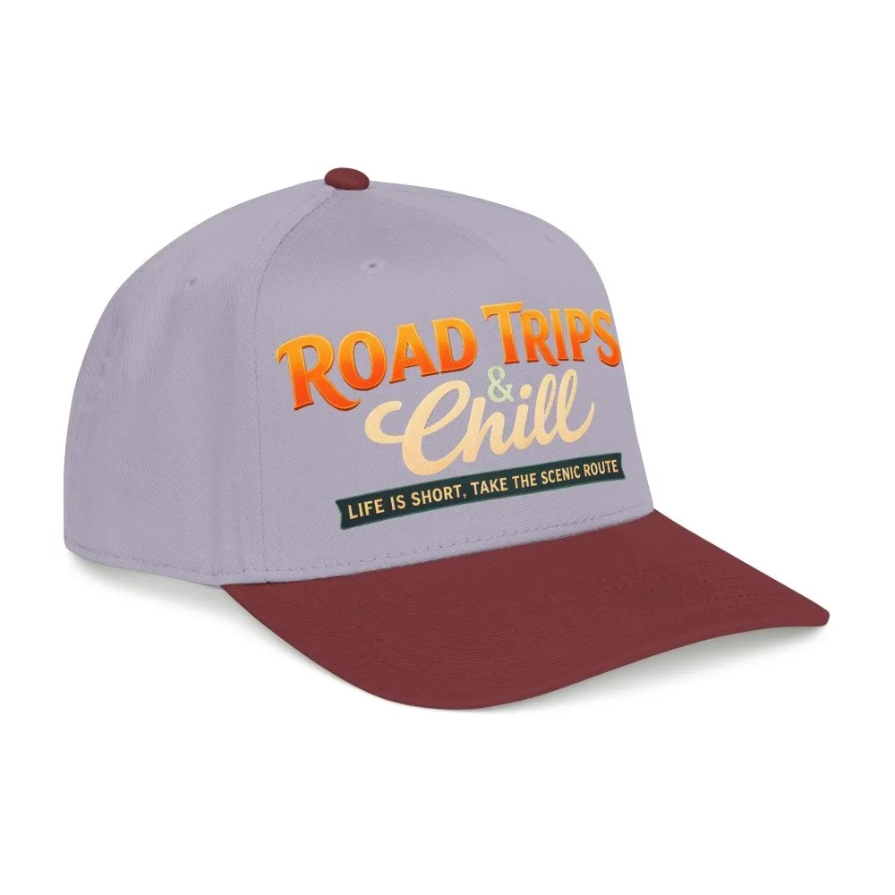 Baseball Cap - "Road Trips And Chill" Design Scenic-Line