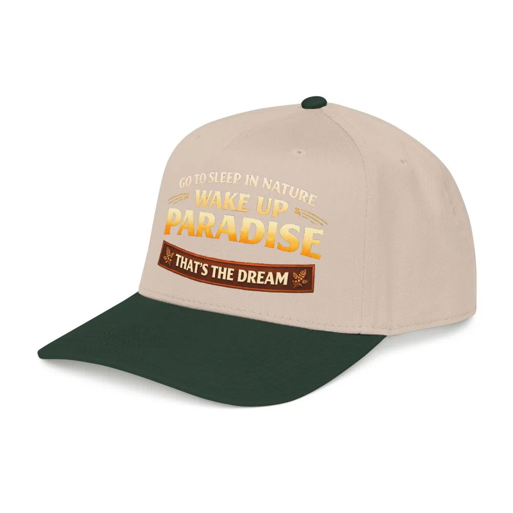 8964103612540309033_2048.jpeg Baseball Cap - "Go sleep Nature-Wake Up Paradise" Design Scenic-Line