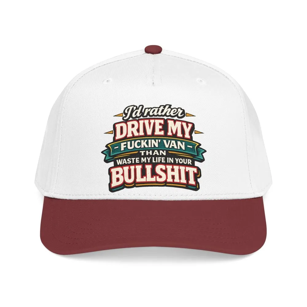 Baseball Cap - "I´d Rather Drive My Fucking Van" Design F**K-Line