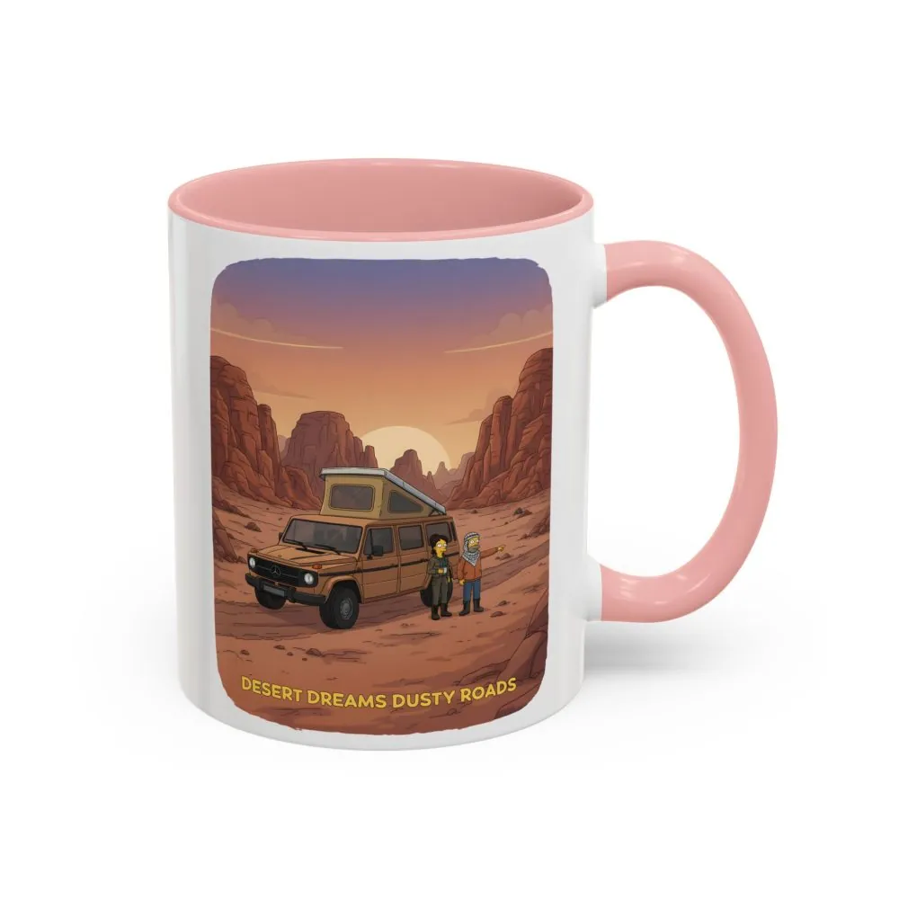 8979800384539411767_2048.jpeg Accent Coffee Mug (11, 15oz) — "Desert Dreams Dusty Roads" Design Sitcom-Line