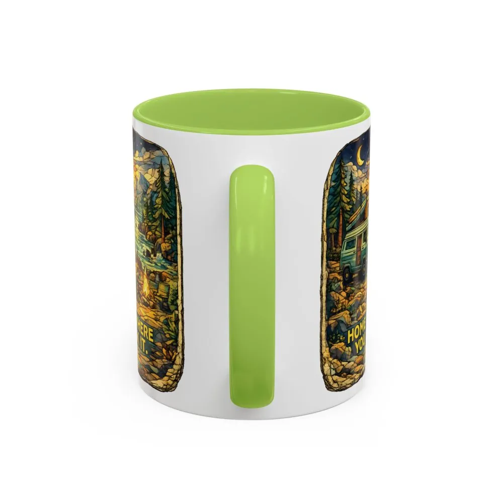 8999307730572509405_2048.jpeg Accent Coffee Mug (11, 15oz) — "Home Is Where You Park It" Design Cubic-Line
