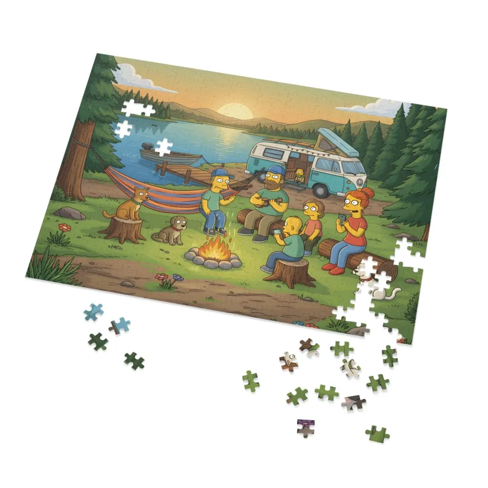 Jigsaw Puzzle with Tin — Scenic Campervan Jigsaw