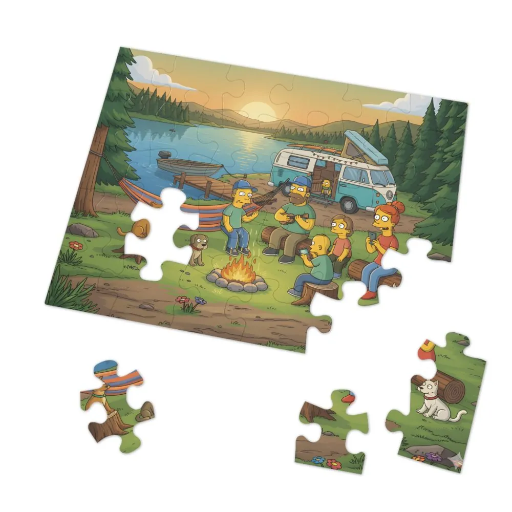 Jigsaw Puzzle with Tin — Scenic Campervan Jigsaw