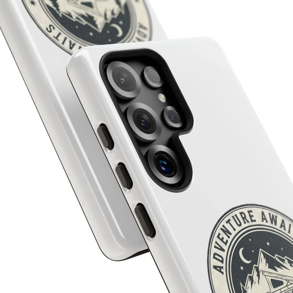 Phone Case — "Adventure Awaits-Go Where You Feel Most Alive" Camper Van Design