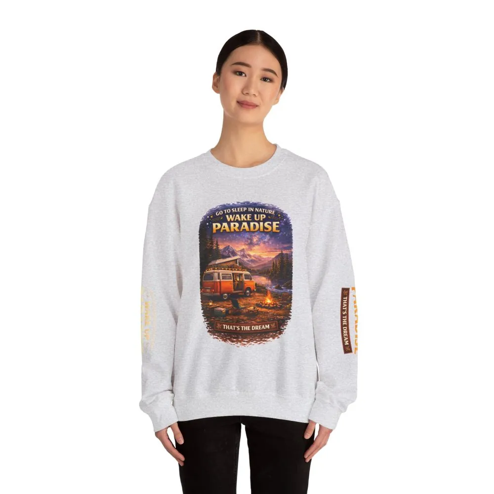 9048523696372617414_2048.jpeg Unisex Heavy Blend™ Crewneck Sweatshirt — "Go To Sleep Nature " Design Scenic-Line