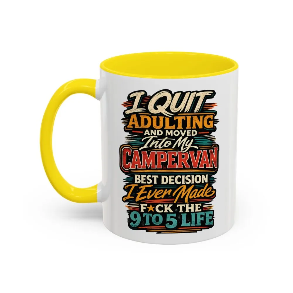 9052564110118451893_2048.jpeg Accent Coffee Mug (11, 15oz) — "I Quit Adulting" Design F**K-Line