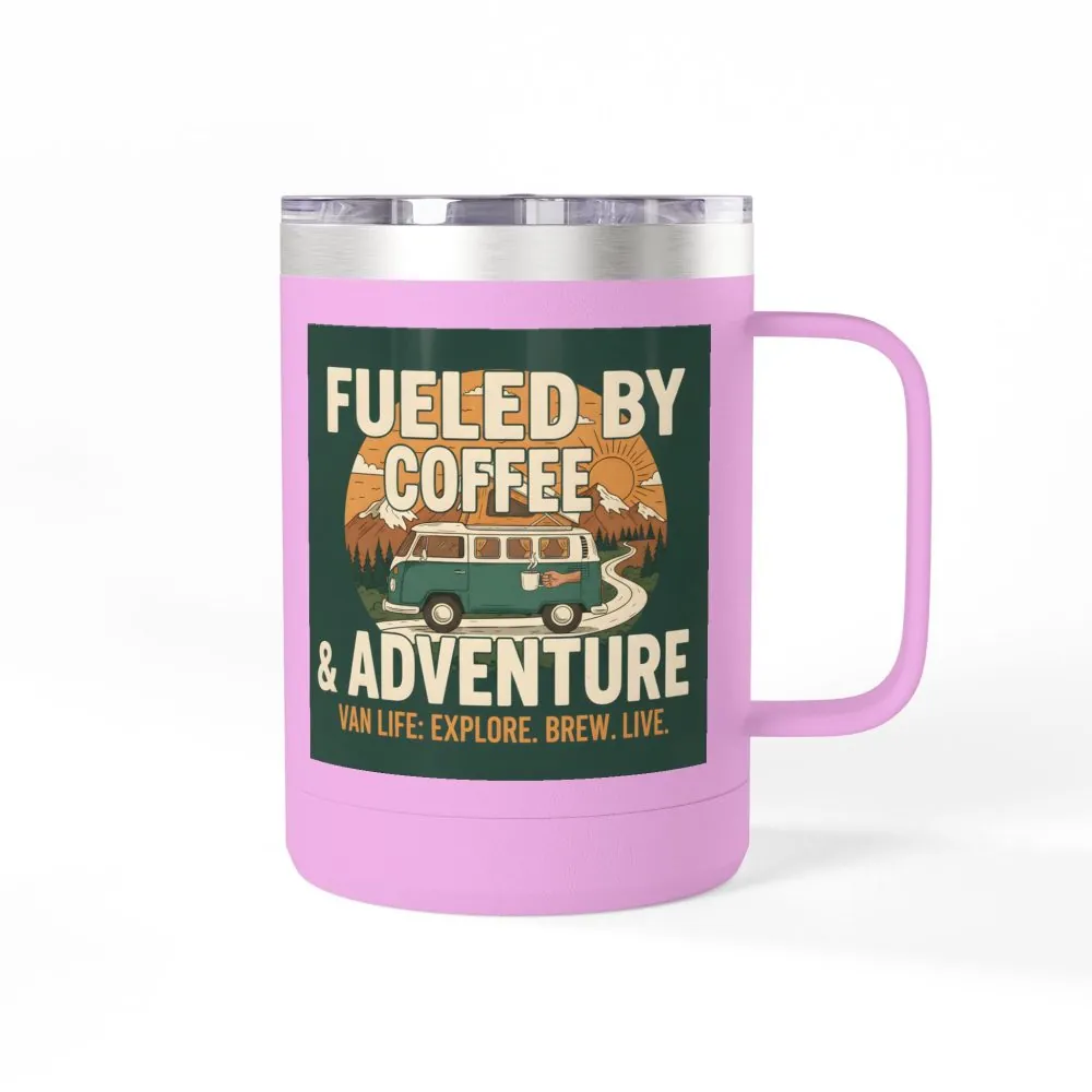 9057425777287334388_2048.jpeg Coffee Mug Tumbler, 15oz — "Fueled by Coffee & Adventure"