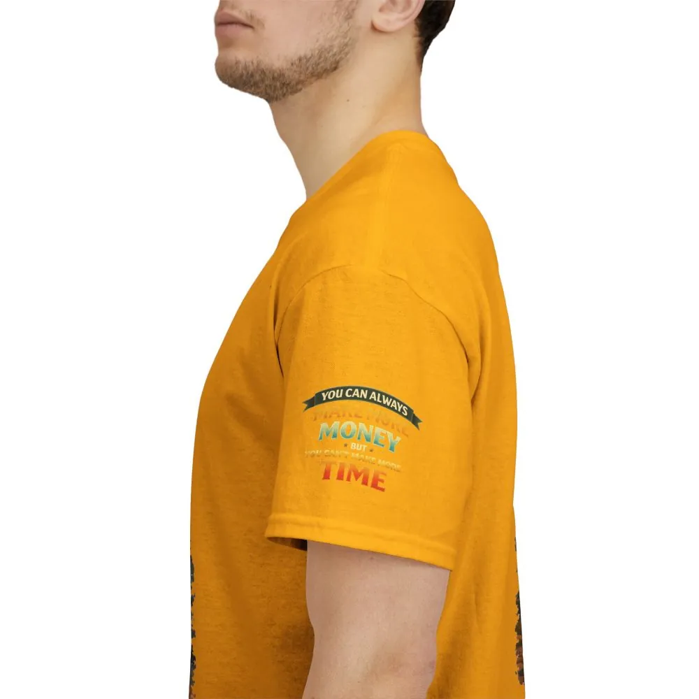 Unisex Heavy Cotton Tee — "You Can Always Make More Money" Design Scenic-Line