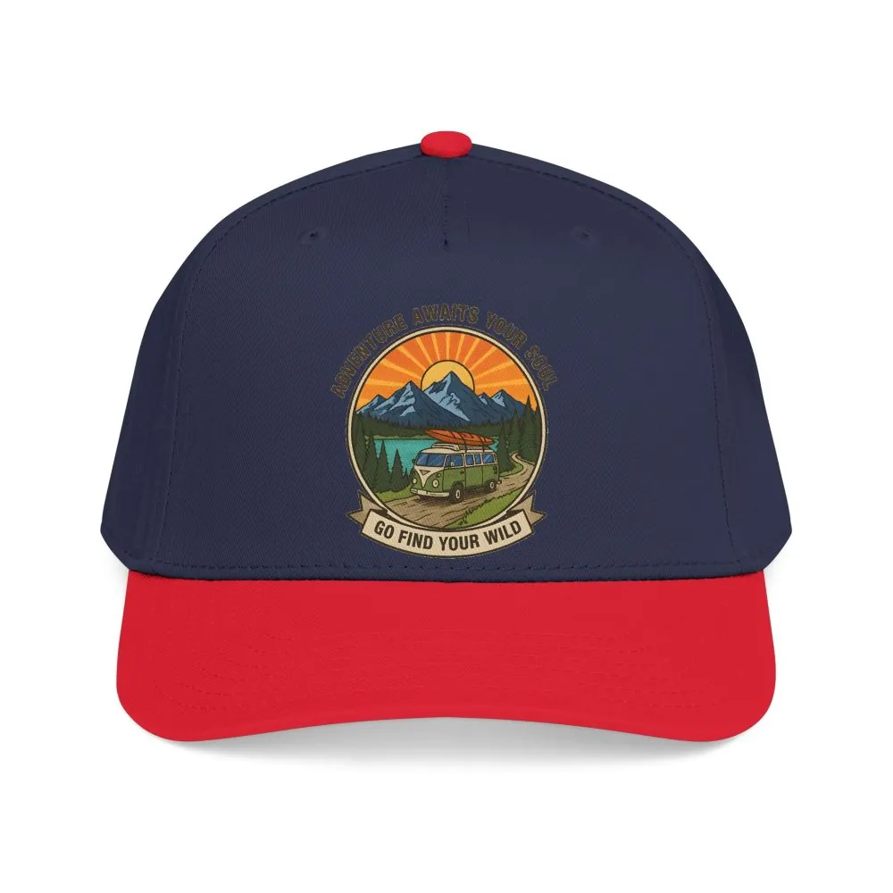 Baseball Cap — "Go Find Your Wild" Outdoor Patch