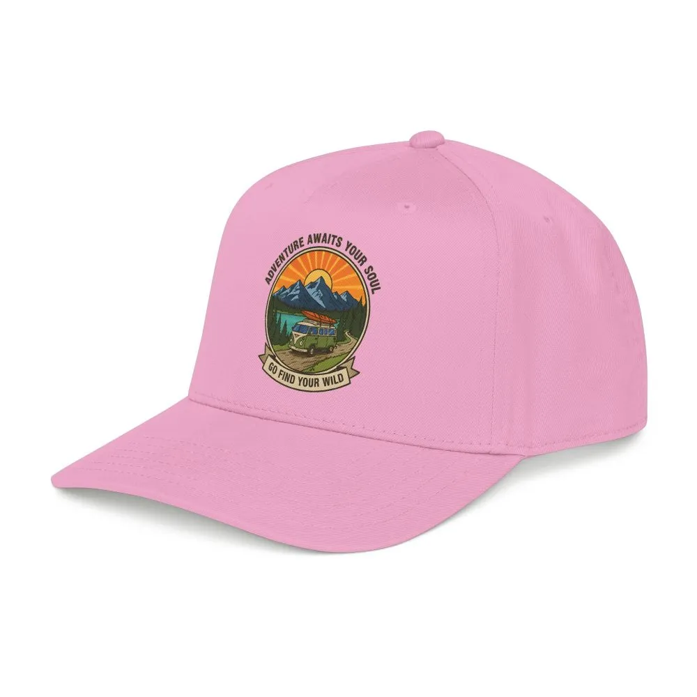 Baseball Cap — "Go Find Your Wild" Outdoor Patch