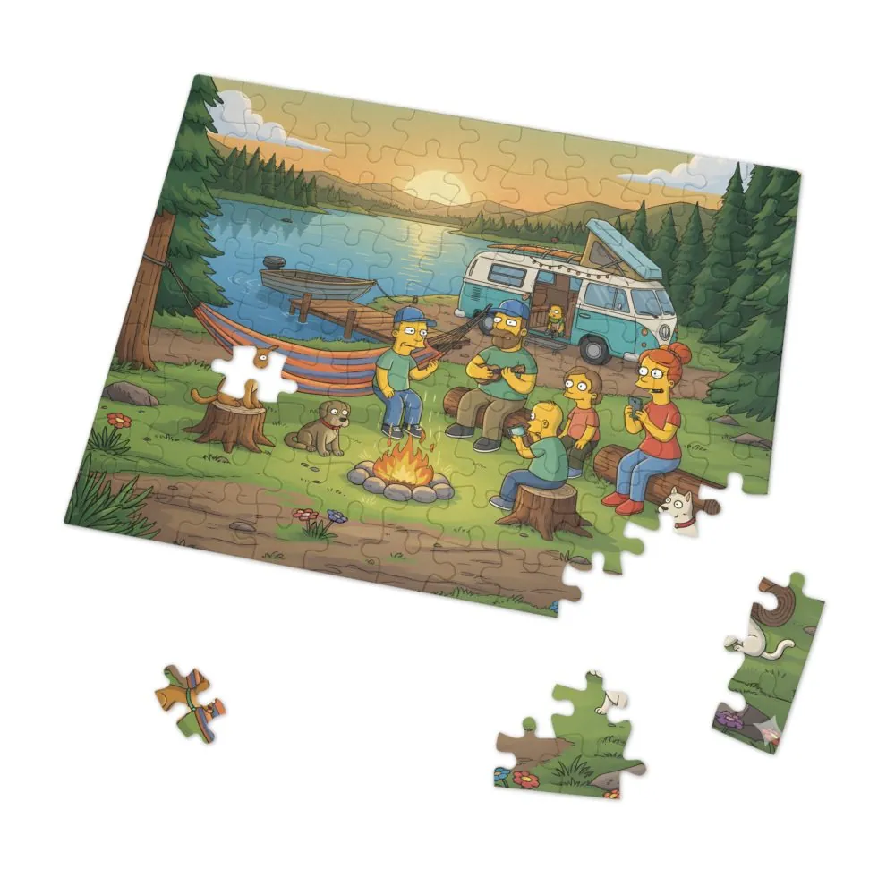 Jigsaw Puzzle with Tin — Scenic Campervan Jigsaw