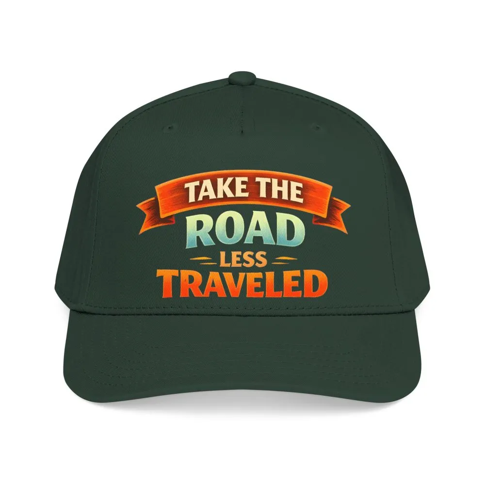 Baseball Cap - "Take The Road Less Traveled" Design Scenic-Line