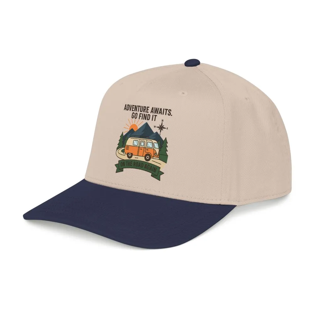 Baseball Cap - "Adventure Awaits" Outdoor Travel Hat