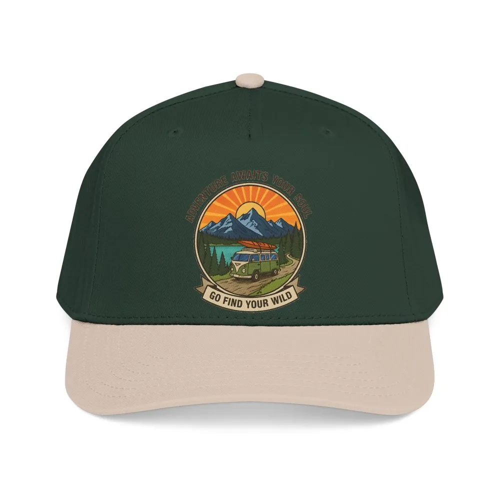 Baseball Cap — "Go Find Your Wild" Outdoor Patch