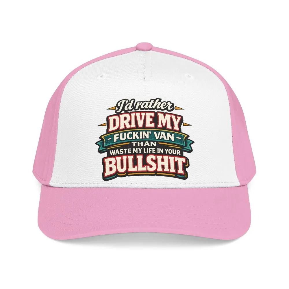 Baseball Cap - "I´d Rather Drive My Fucking Van" Design F**K-Line