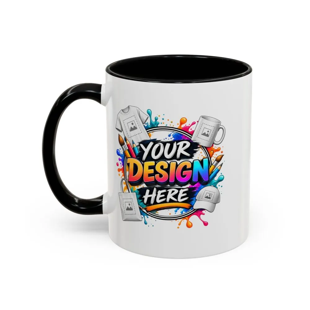 9262669395659243976_2048.jpeg Accent Coffee Mug — Colorful 'Your Design Here' Artist Print (11/15 oz)
