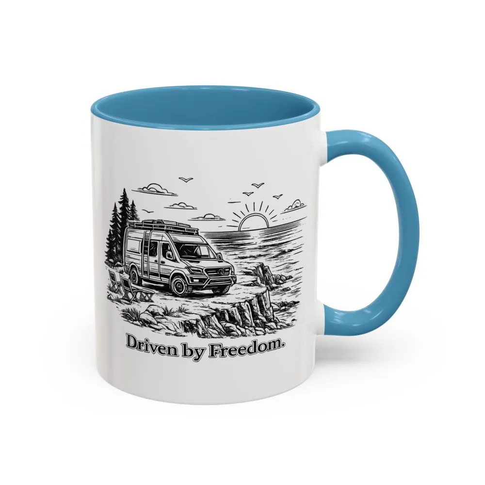 9266104123606506448_2048.jpeg Accent Coffee Mug (11, 15oz) — "Driven By Freedom" Design Minimal-Line