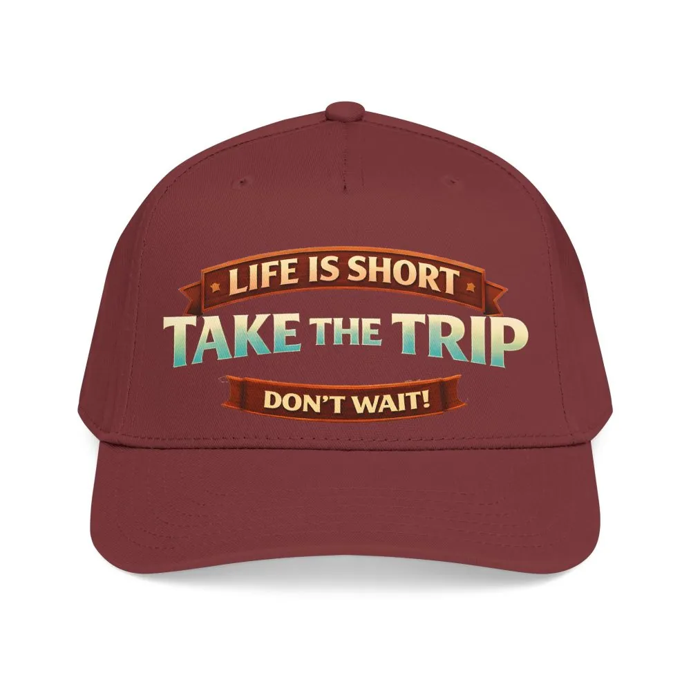 9280175124998135588_2048.jpeg Baseball Cap - "Live Is Short Take The Trip" Design Scenic-Line