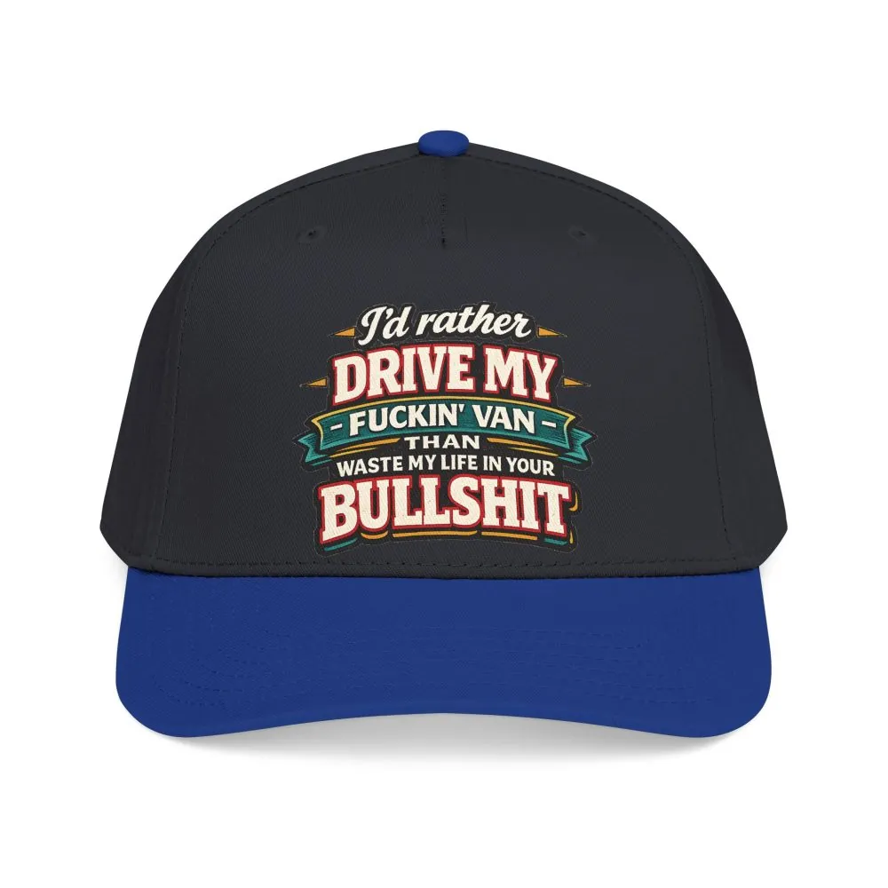 Baseball Cap - "I´d Rather Drive My Fucking Van" Design F**K-Line