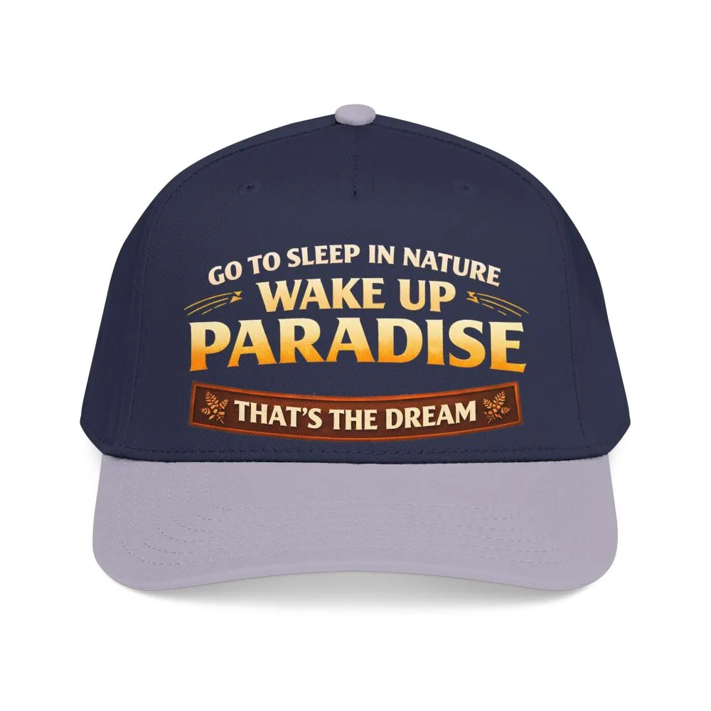9299541383671529380_2048.jpeg Baseball Cap - "Go sleep Nature-Wake Up Paradise" Design Scenic-Line