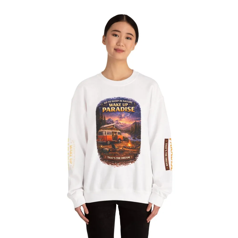 9300294626204588296_2048.jpeg Unisex Heavy Blend™ Crewneck Sweatshirt — "Go To Sleep Nature " Design Scenic-Line