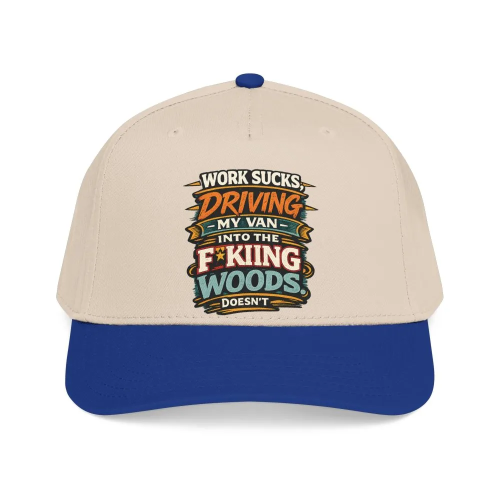9303462502260181190_2048.jpeg Baseball Cap - "Work Sucks" Design F**K-Line