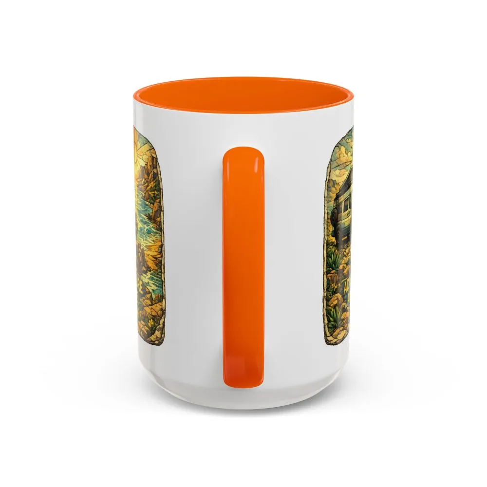 9313445850533394772_2048.jpeg Accent Coffee Mug (11, 15oz) — "Adventure Awaits" Design Cubic-Line